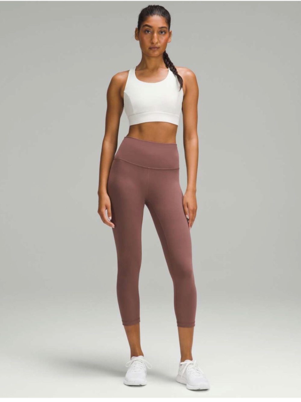 Lululemon Wunder Train High-Rise Crop 23" Dark Oxide